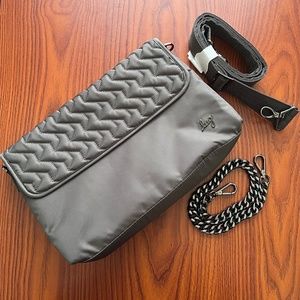 Lug Soar Crossbody Bag, Gunmetal